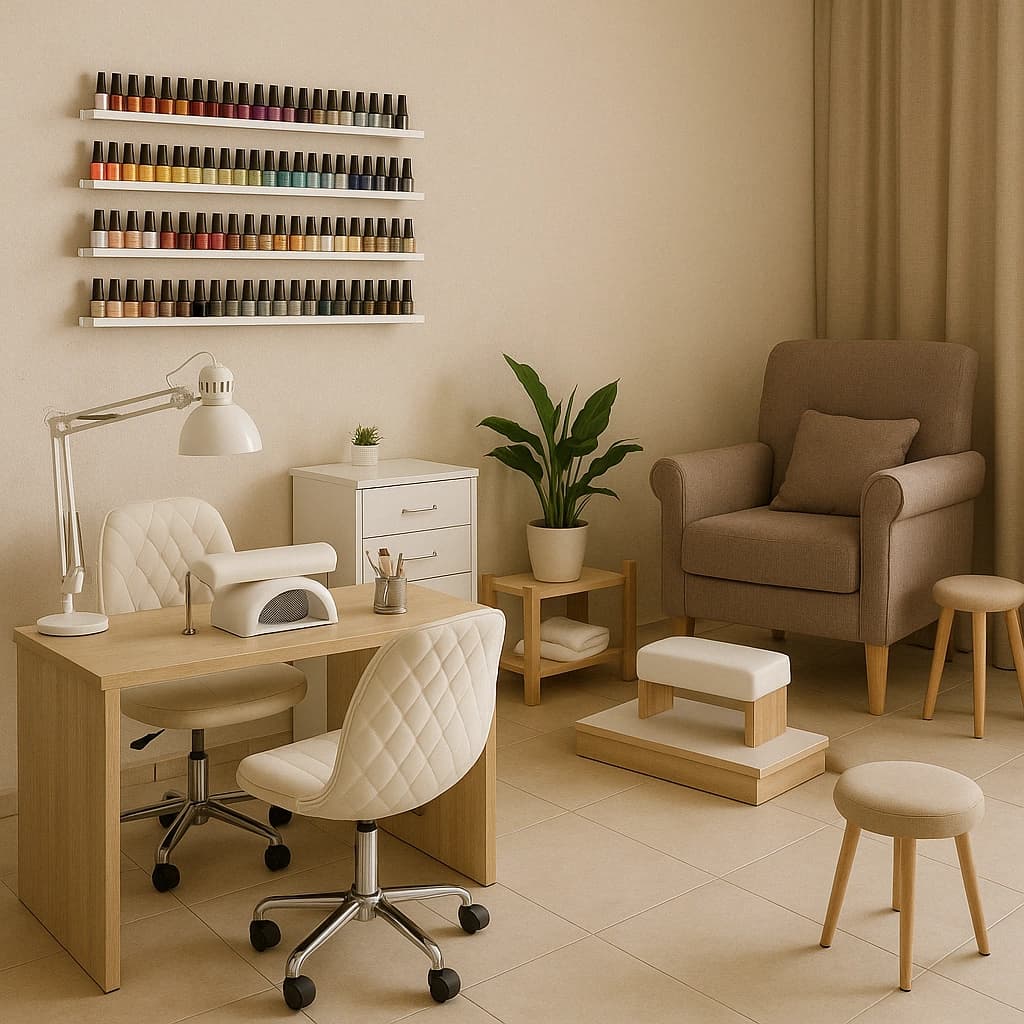 Manicure and pedicure